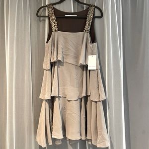 ZARA - Cocktail dress with sequin details. New w/ Tag